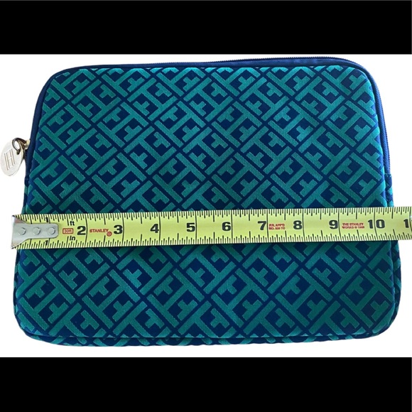 Tommy Hilfiger computer case in green & blue, good condition - Picture 5 of 5
